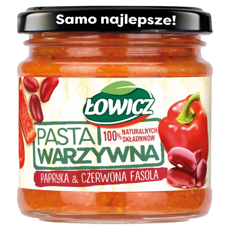 LOWICZ VEGETABLE PASTE WITH RED BEANS, PAPRIKA, AND CAYNNE P