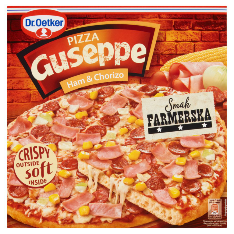 DR OETKER PIZZA GUSEPPE HAM/CHORIZO 400G