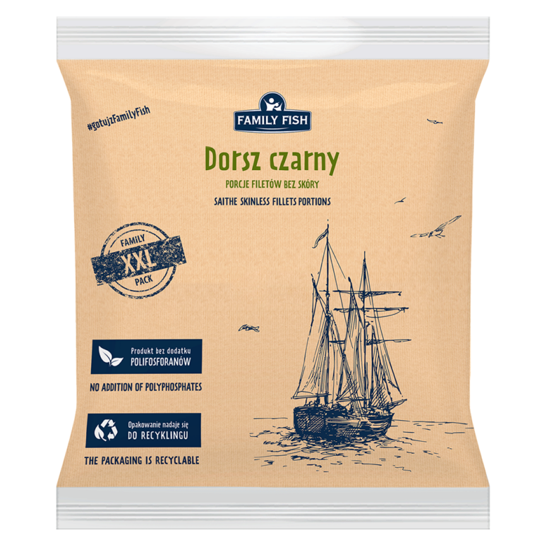 FAMILY FISH DORSZ CZARNIAK FILET B/S OK 750G