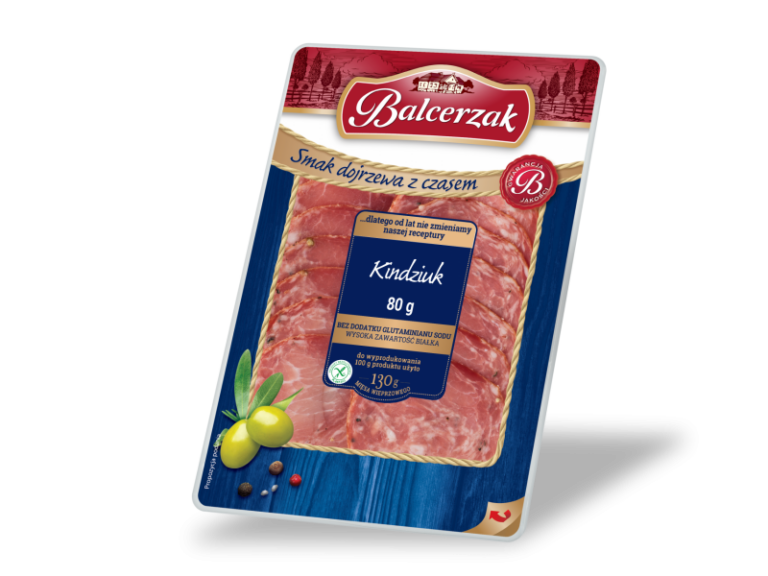 BALCERZAK KINDZIUK PORK DRY SAUSAGE SLICES 80G