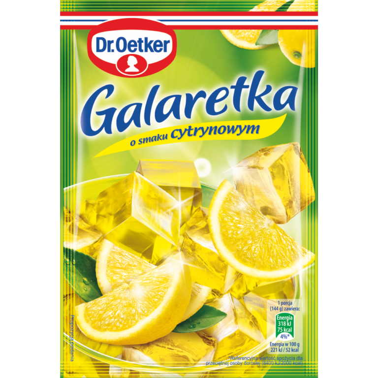 DR.OETKER LEMON FLAVOURED JELLY 77G
