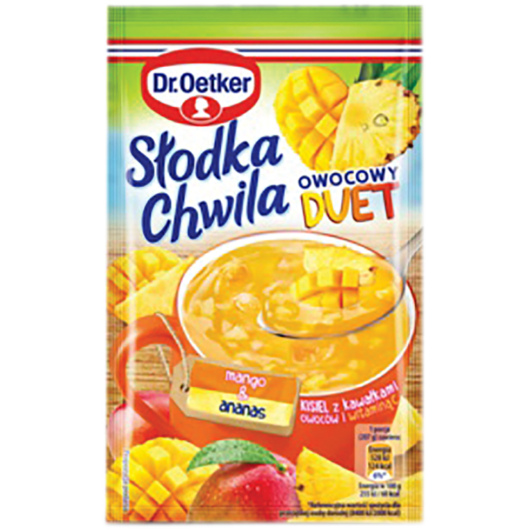 KISIEL DR OETKER SLODKA CHWILA DUET MANGO-ANANAS 32G