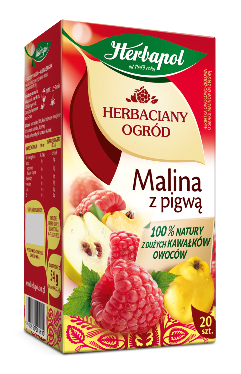 HERBAPOL HERBACIANY OGROD RASPBERRY WITH QUINCE FRUIT AND HE