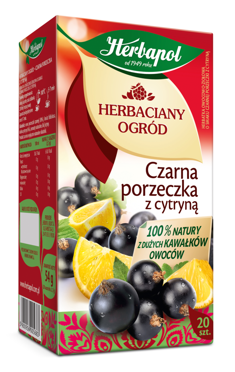 HERBAPOL HERBACIANY OGROD BLACKCURRANT WITH LEMON FRUIT TEA