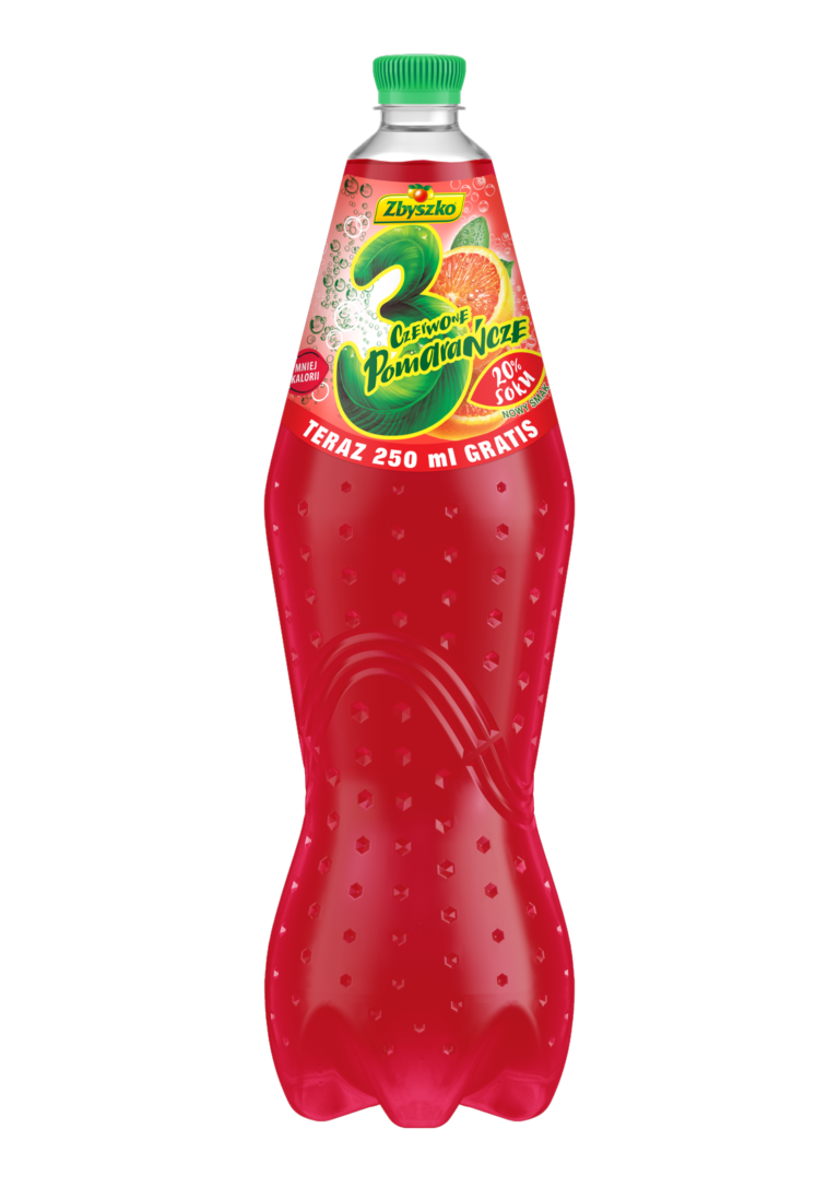 ZBYSZKO 3 RED ORANGES 20% JUICE CARBONATED DRINK 1,75L