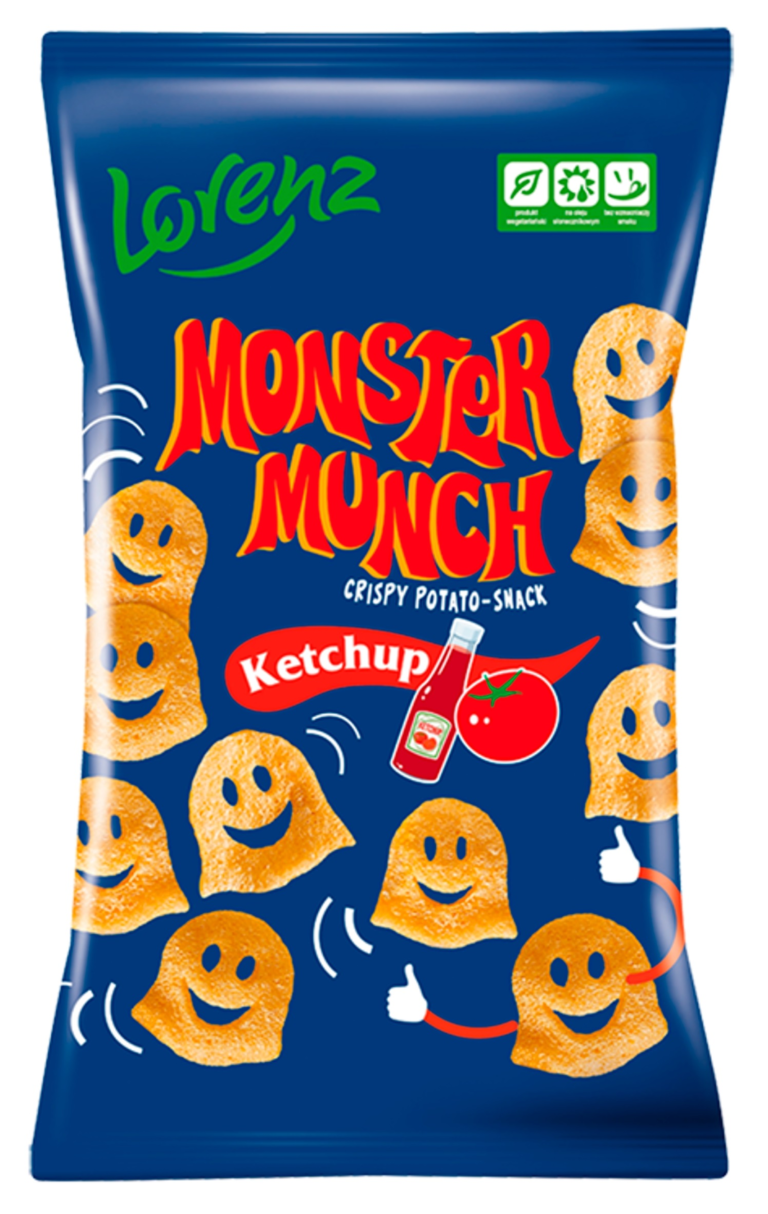 CHIPSY LORENZ  MONSTER MUNCH KETCHUP 100G