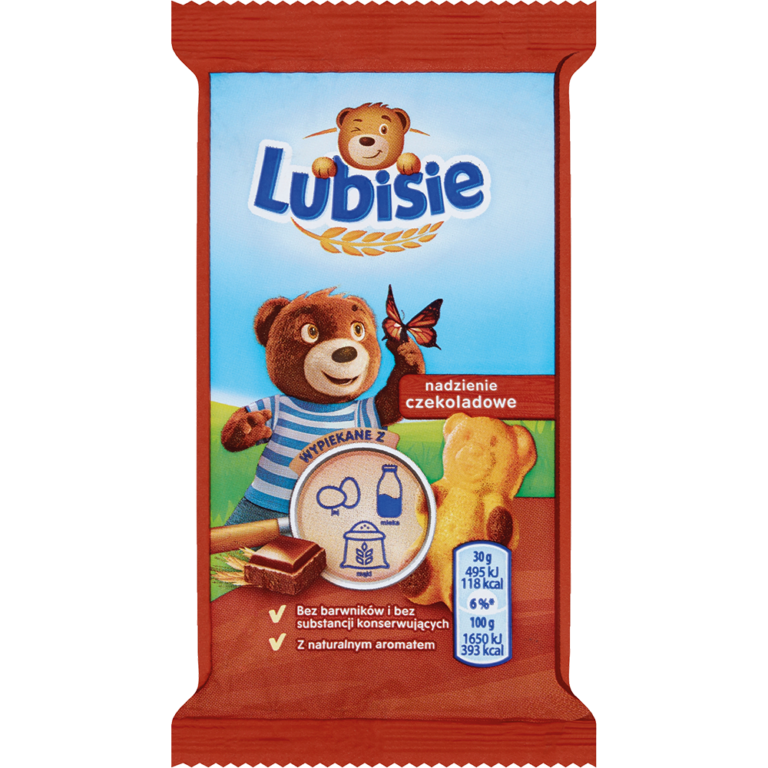 MONDELEZ LUBISIE SPONGE CAKE WITH CHOCOLATE FILLING 30G