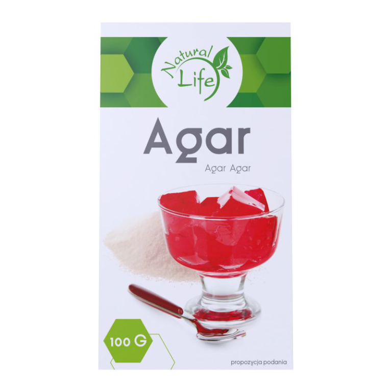AGAR NATUR. ZELATYNA - NATURAL LIFE 100G