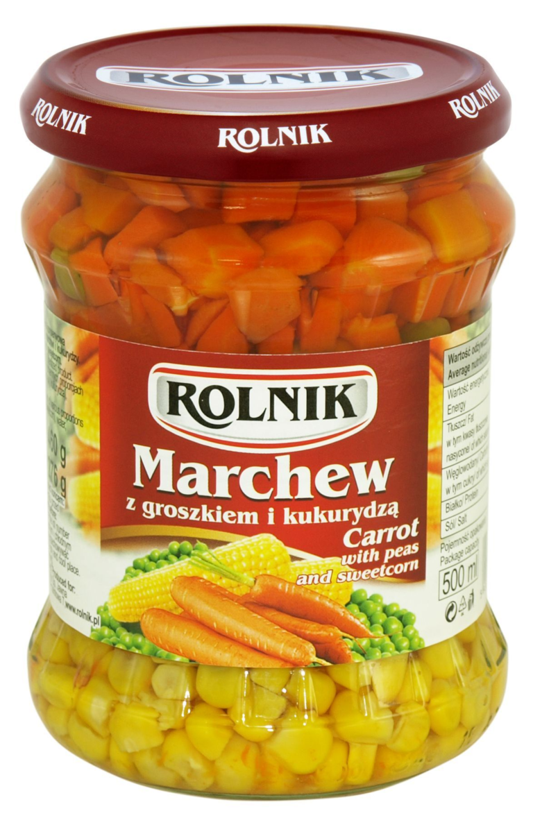 ROLNIK CARROT WITH PEAS AND SWEETCORN 500ML