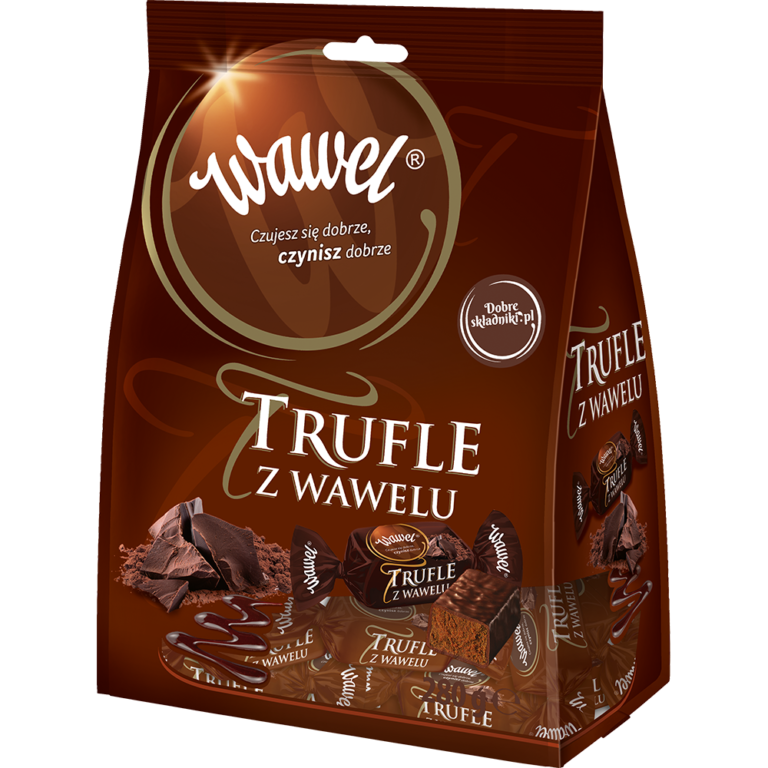 WAWEL TRUFLE Z WAWELU CHOCOLATE CANDIES WITH RUM FLAVOUR 245
