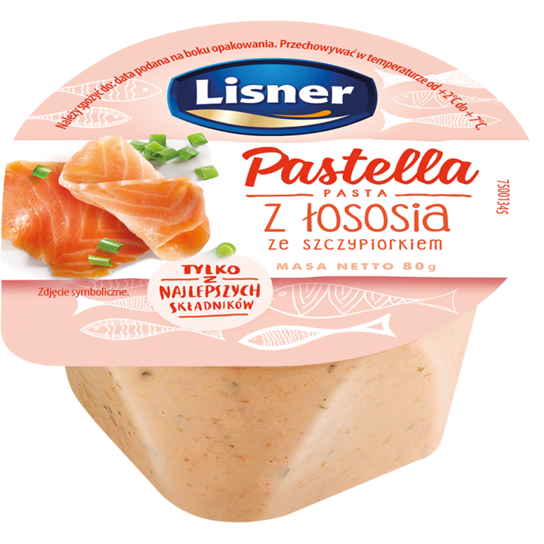 LISNER PASTELLA SALMON AND CHIVES PASTE  80G